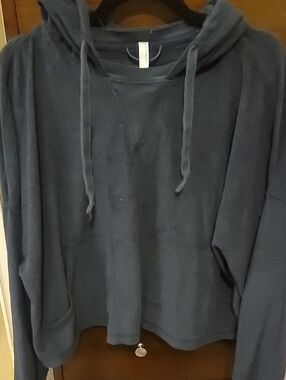FP Movement by Free People Navy Blue Pullover Hoodie